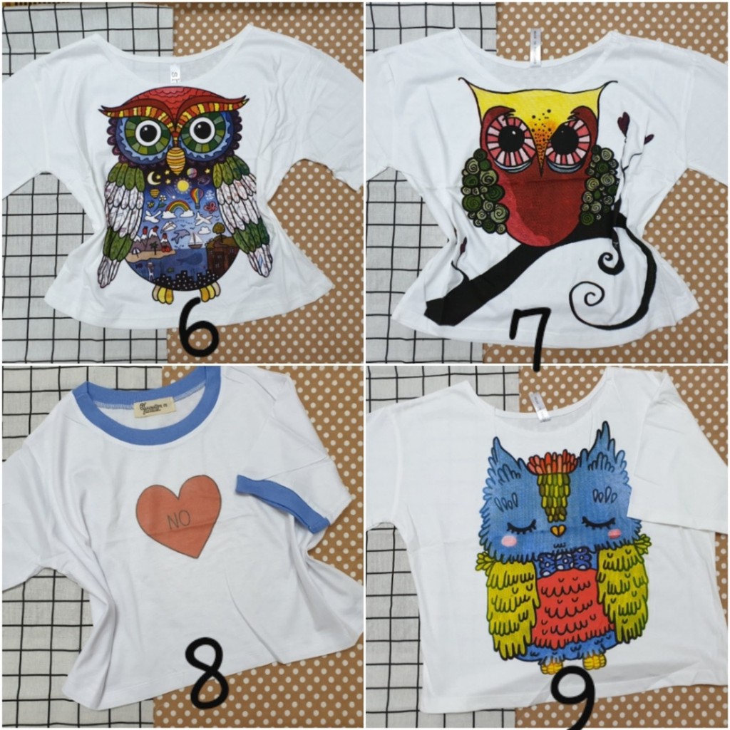 Áo thun | Áo phông croptop Thailand chất đẹp mặc hè