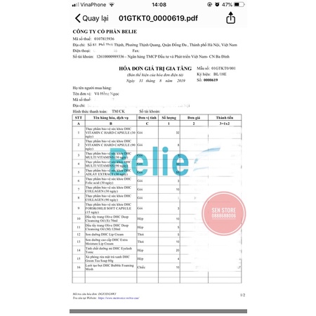 VIÊN UỐNG BỔ SUNG BIOTIN DHC NGĂN RỤNG TÓC 30V/GÓI