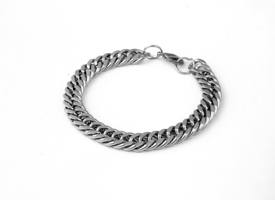 Vòng tay dây xích phong cách Hàn Quốc cổ điển cá tính cho nam