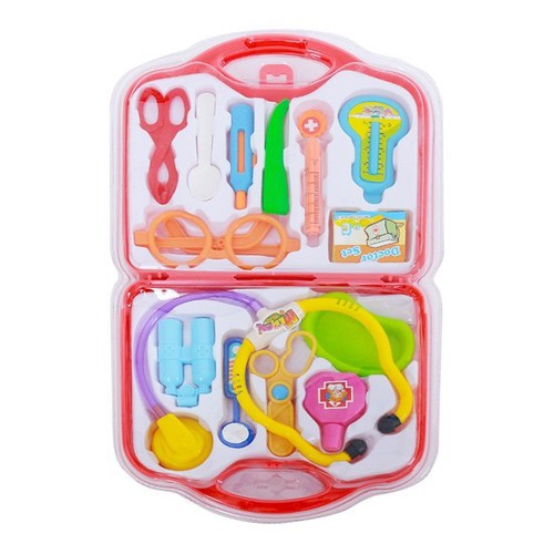 Bộ đồ chơi vali bác sĩ 14 món an toàn dành cho bé trai bé gái rẻ đẹp