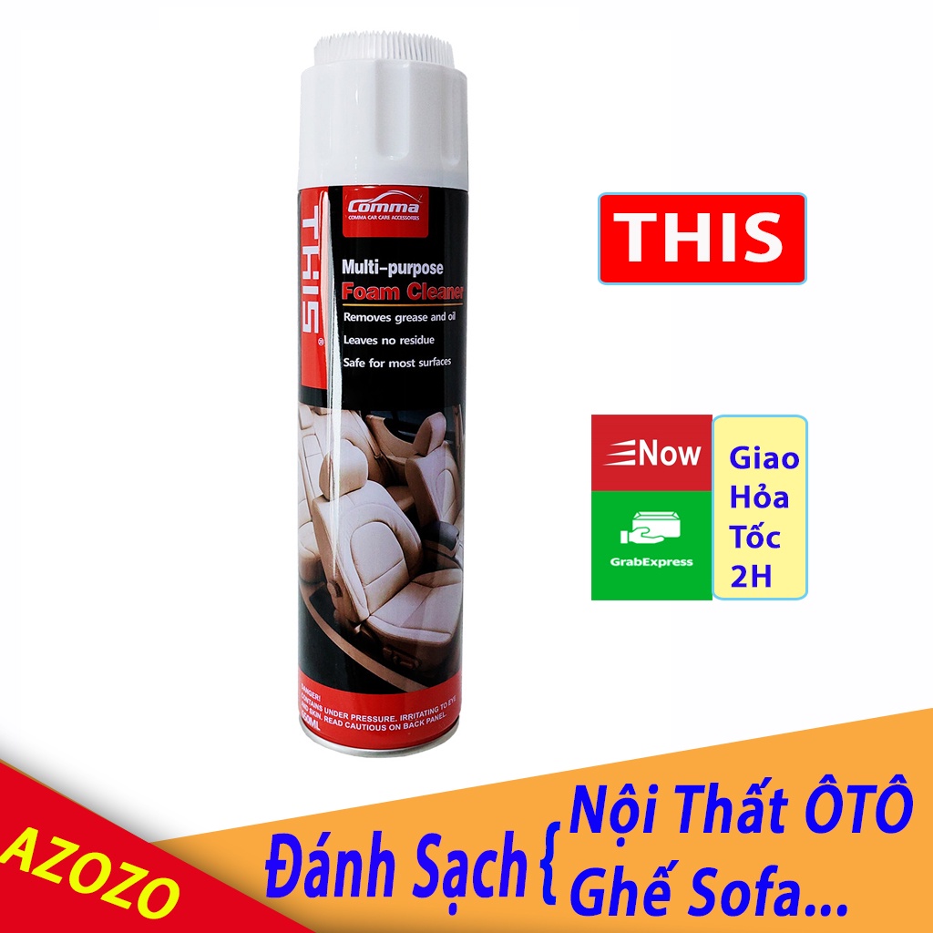 [ SIÊU SẠCH ] Chai Xịt bọt Đa Năng FOAM Cleaner Chuyên Vệ Sinh Ghế Da, Ghế nỉ, Ghế Vải, Ghế sofa, Nội Thất Ô TÔ