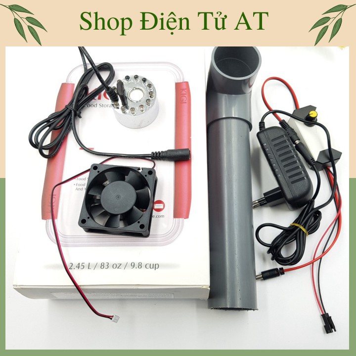 Bộ combo chế phun sương, tạo ẩm, làm đẹp hòn non bộ, buồng khử khuẩn.