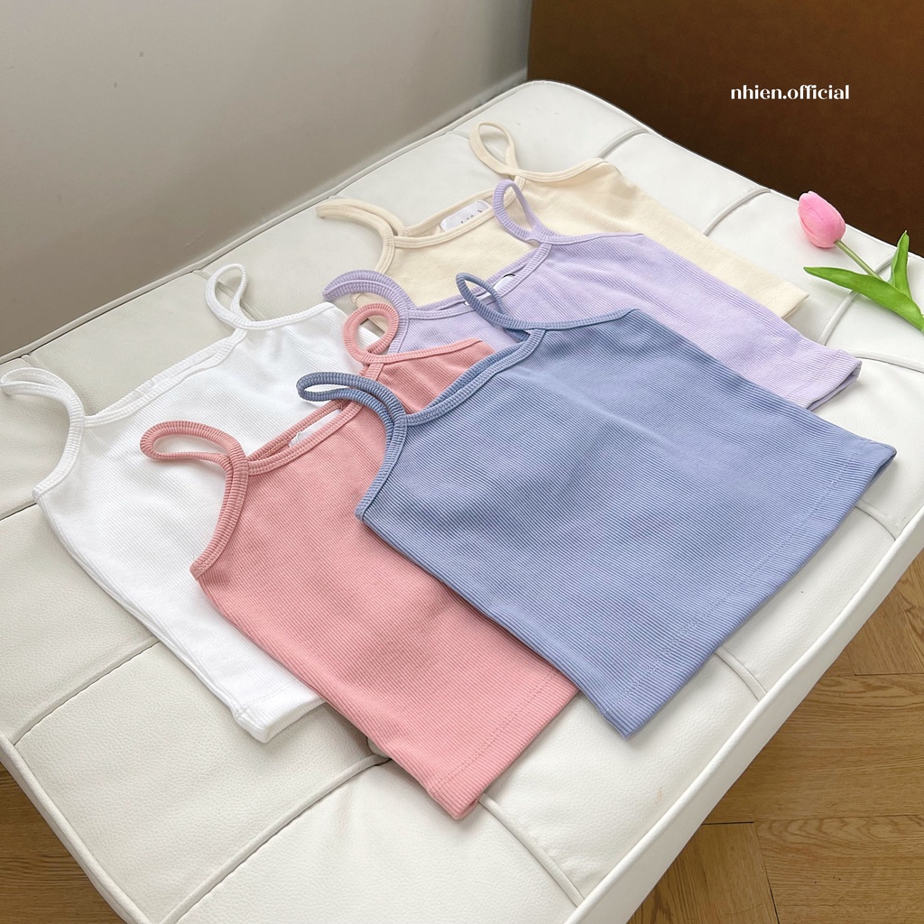 Áo thun hai dây form nhỏ nhiennhienvintage BT88