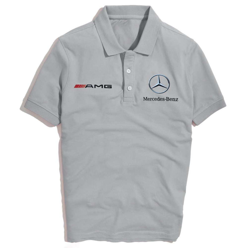 áo thun polo nam nữ cao cấp hãng xe mercedes benz , áo polo nam có cổ ngắn tay  vải cá sấu cotton DIHU