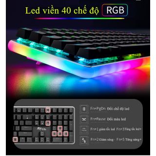 Bàn Phím Cơ Royal Kludge RK918 Led RGB siêu HOT
