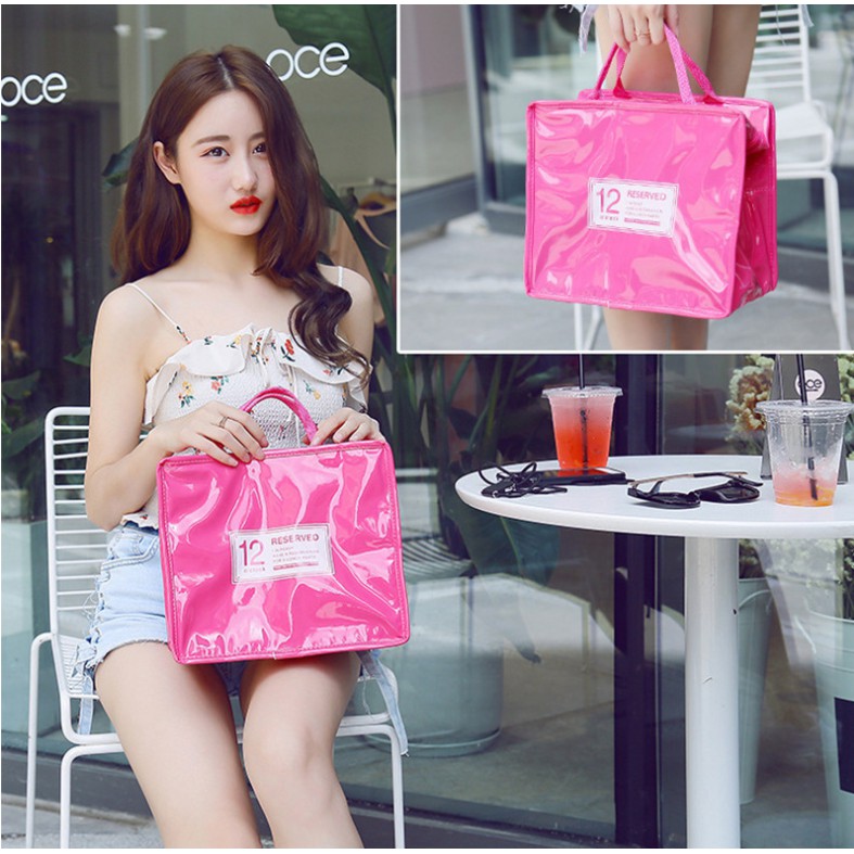 Túi đựng hộp cơm cách nhiệt đa chức năng thiết kế độc đáo chất lượng cao