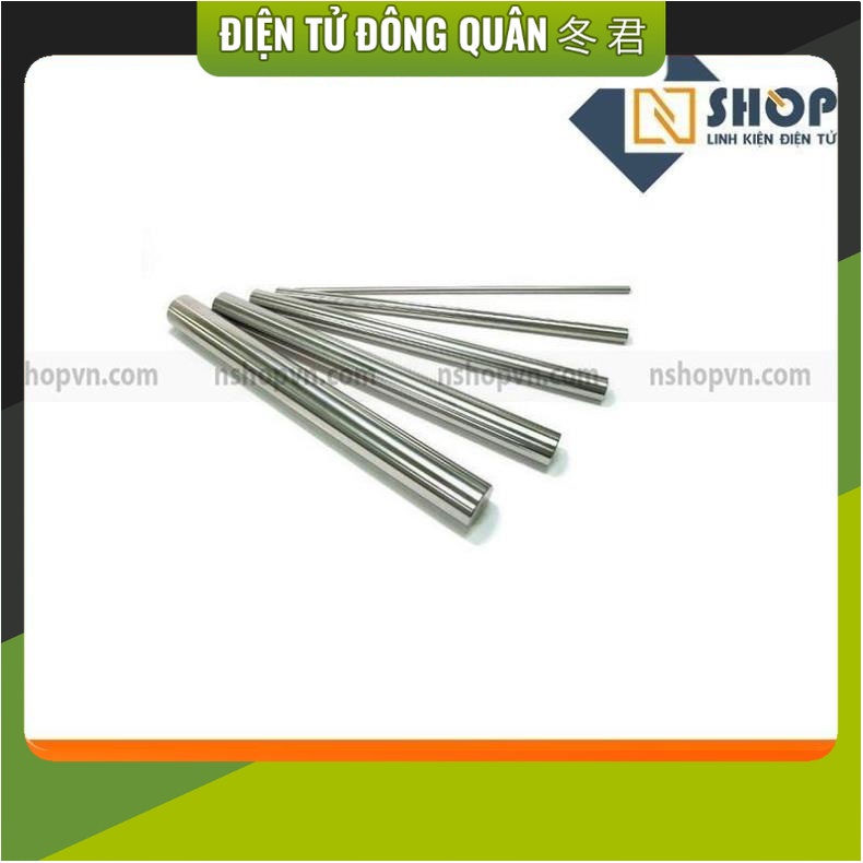 COMBO 5 Trục thép 2mm/3mm dài 20/60/80/100mm