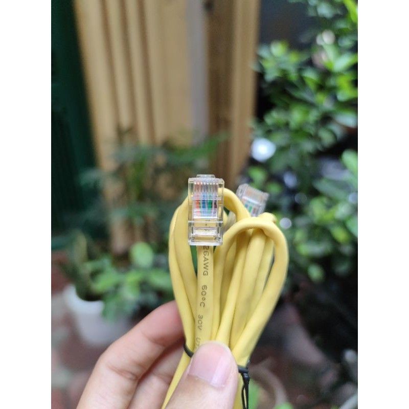 Dây cáp mạng LAN CAT5 đã bấm sẵn 2 đầu RJ45 - Dài theo yêu cầu