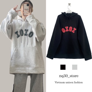 Áo Hoodie OI Form Rộng Nam Nữ Unisex