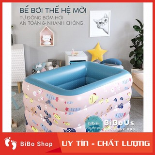 BỂ BƠI BƠM KHÍ TỰ ĐỘNG SIZE LỚN -  Bể bơi thành cao - Van bơm khí tự động - BỂ BƠI SIÊU TO KHỔNG LỒ