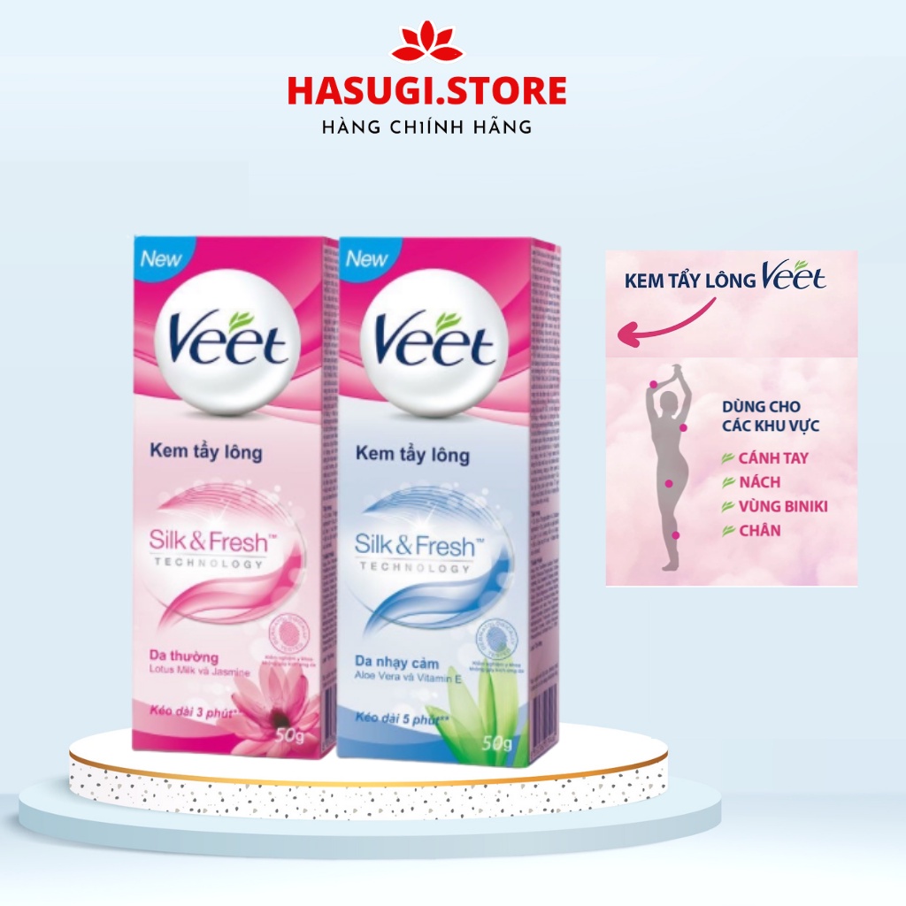 Kem Tẩy Lông Veet, Wax Tẩy Lông Của Pháp, Kem Wax lông sạch sẽ