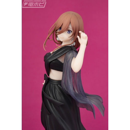 Mô Hình Chính Hãng Anime Gotoubun no Hanayome ∬, Nhà Có 5 Nàng Dâu, Nakano Miku, Kyunties, Bandai Spirits