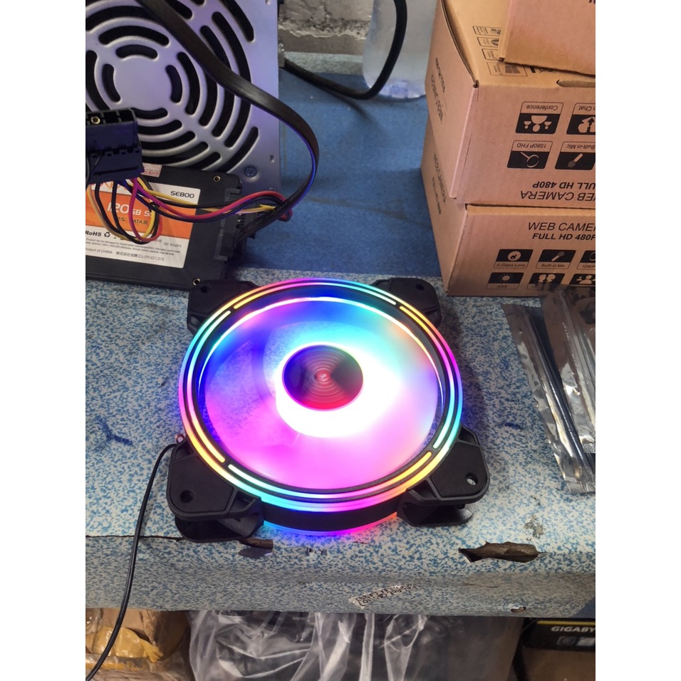 Fan Case RGB Coolmoon K2 , Cực Êm