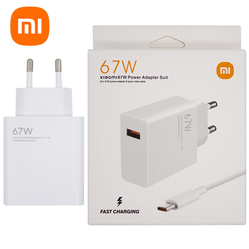 Củ Sạc Nhanh 67W Xiaomi 6A Type C Cho MI 12 11 Ultra 12S Redmi