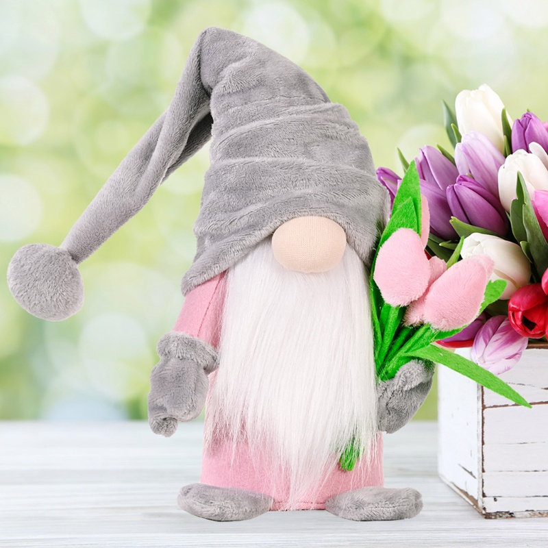 Khay Đựng Đồ Dùng Nhà Bếp Hình Hoa Mùa Xuân Tomte Swedish Nisse Scandinavian Elf Dwarf