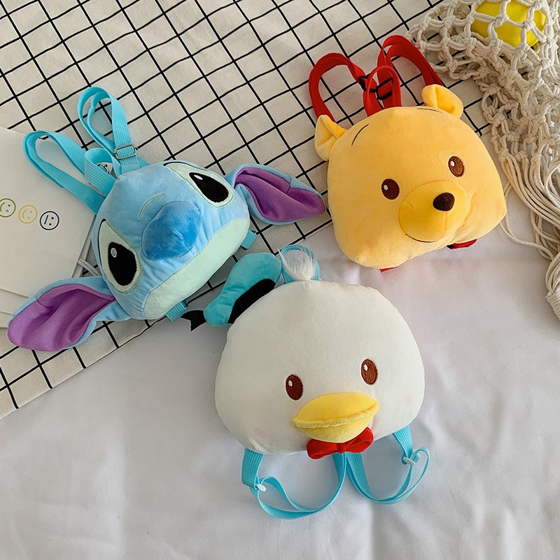 Ba lô nhồi bông hình hoạt hình dễ thương cho bé