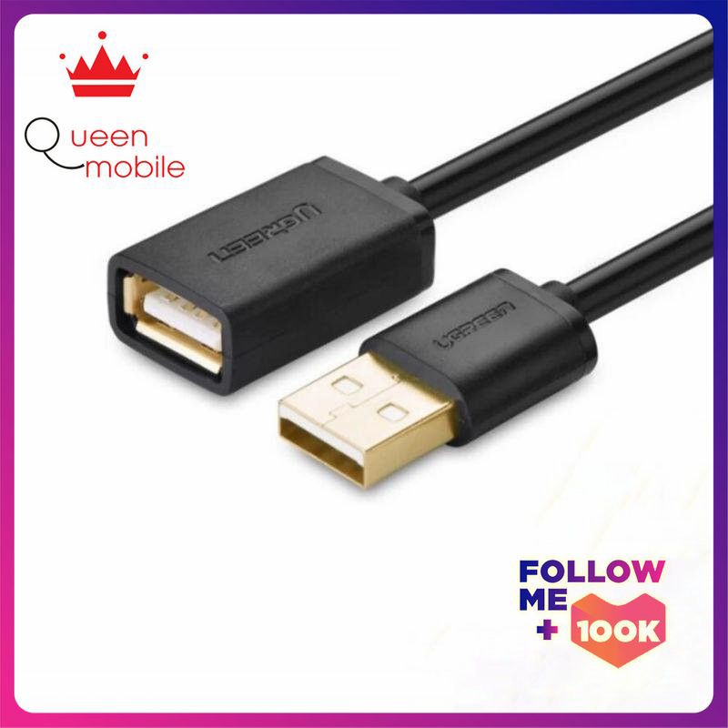 Dây USB 2.0 nối dài 0.5-3M UGREEN US103 Chính hãng