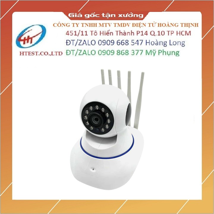 Camera IP Wifi Yoosee 5 Râu 3.0Mp Full HD 1280p  - Hàng nhập khẩu