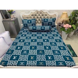 Bộ Drap Thun Hàn Quốc mát lạnh 4 món (Inbox nhiều mẫu lựa chọn)