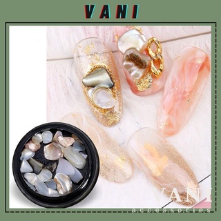 Kit Nhỏ Charm Đá Nổi Xà Cừ Sang Trọng, Trang Trí Nail - Vani Store [KIRA0062]