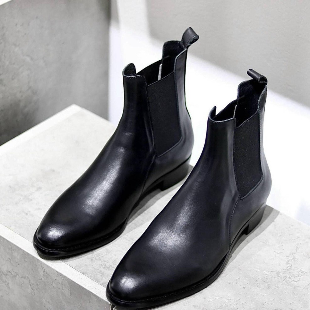 Giày Chelsea boots nam độn 4.5cm chất liệu da bò thời trang phong cách | BigBuy360 - bigbuy360.vn