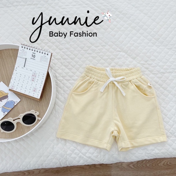 Quần short bé trai, bé gái, quần ngắn cotton năng động cho bé