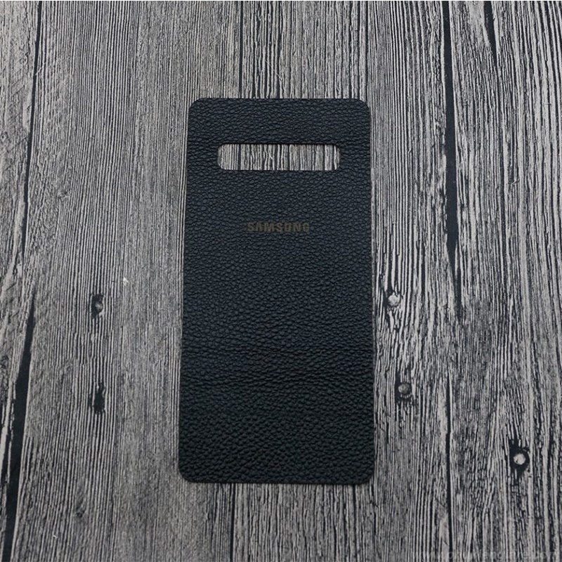 Miếng dán da Galaxy S10 5G GUDA - Da Bò Vân Mil