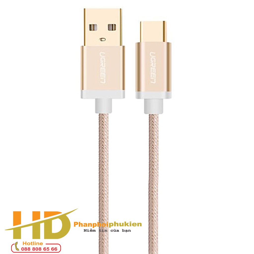 Cáp USB-C to USB 2.0 dài 1m chính hãng Ugreen 20860