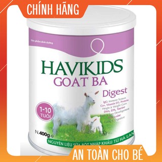 [HÀNG CHÍNH HÃNG -GIÁ TỐT] Sữa dê Havikids goat BA lon 900g DATE 2023