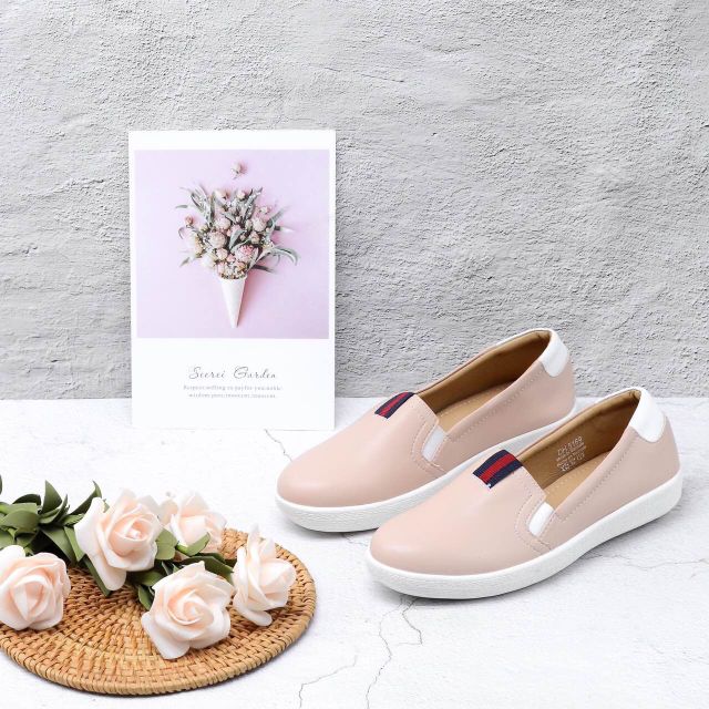 (Giá gốc 340k)Giày slip on nữ da cao cấp vnxk đi êm bền đẹp | BigBuy360 - bigbuy360.vn