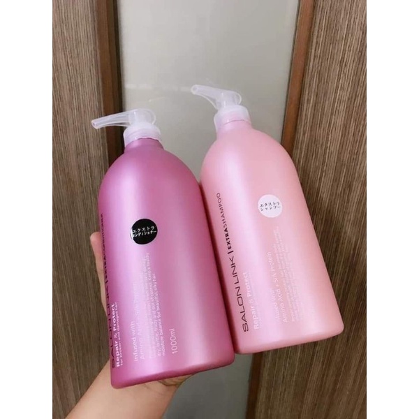 Bộ dầu gội xả Salon Link Extra 1000ml của Nhật Bản