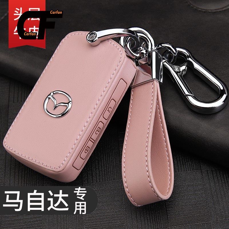 Mazda Túi đựng da Bao Da Bọc Chìa Khóa Xe Hơi Mazda 3 G O Sarah Cx30 Cx4Cx5 Cx8 Tiện Dụng