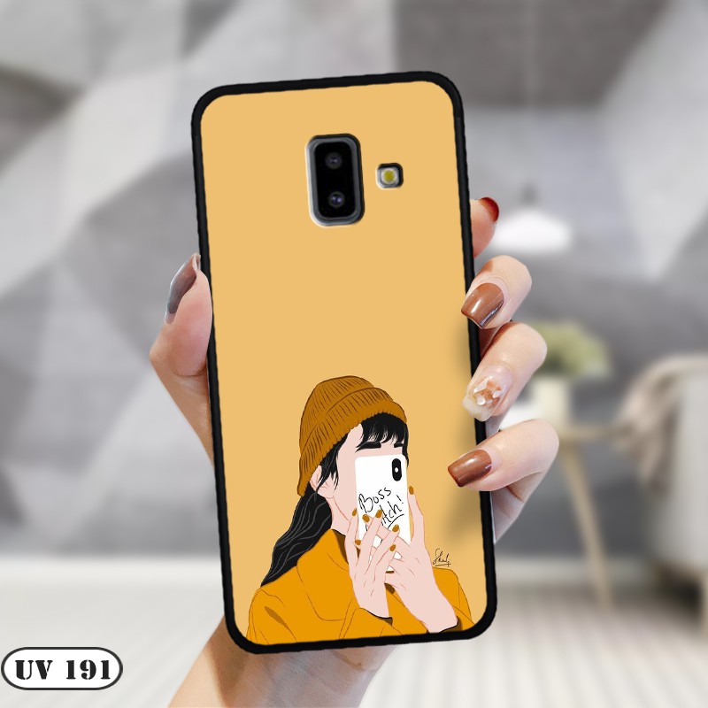 Ốp lưng nhám viền dẻo Samsung Galaxy J6 Plus