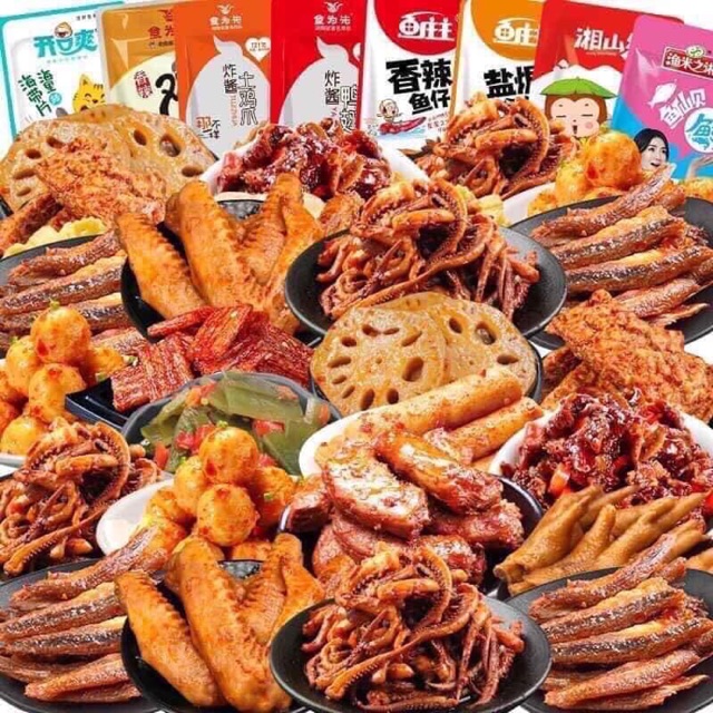 SET ĂN VẶT 36 MÓN ĂN VẶT NỘI ĐỊA TQ