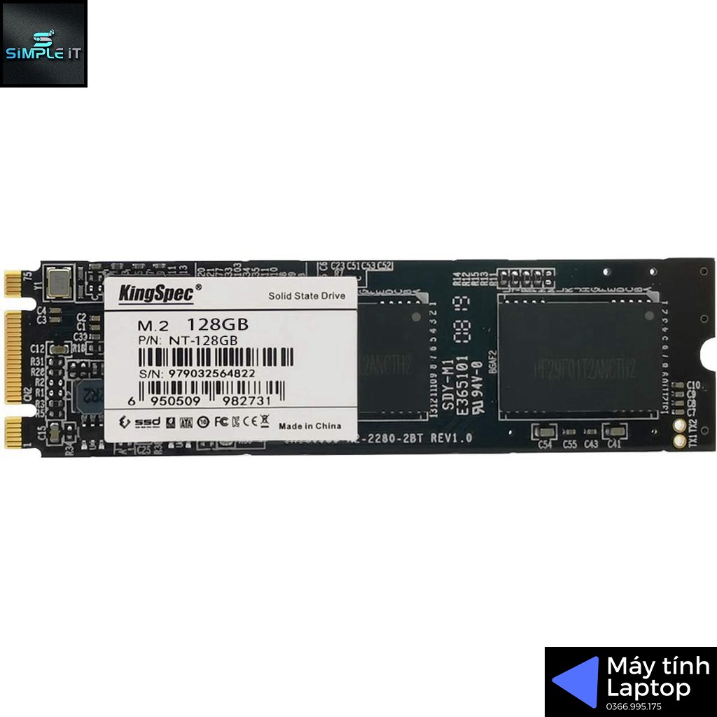 [KINGSPEC] SSD M2 Kingspec 120GB,128GB,240GB,256GB Interface M2-NT 2280mm [HT-47]