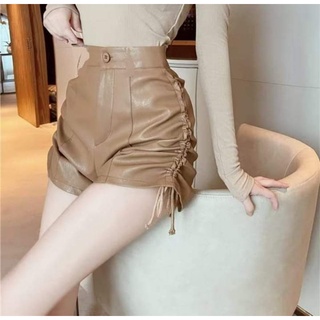 Quần da rút dây nữ lưng cao đủ size SML 🥭🥭🥭