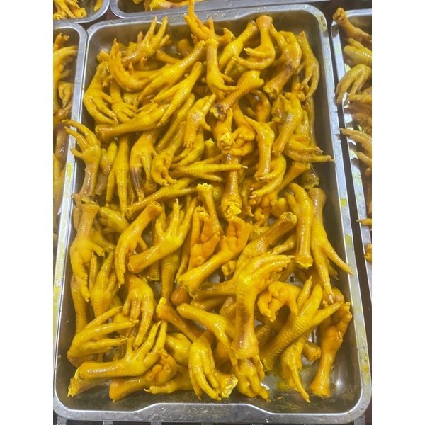 chân gà ủ muối khay 1kg❤️GIÁ SỈ❤️thơm ngon chuẩn vị