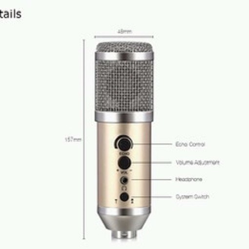 Microphone thu âm MK-F500TL hát karaoke không cần sound card