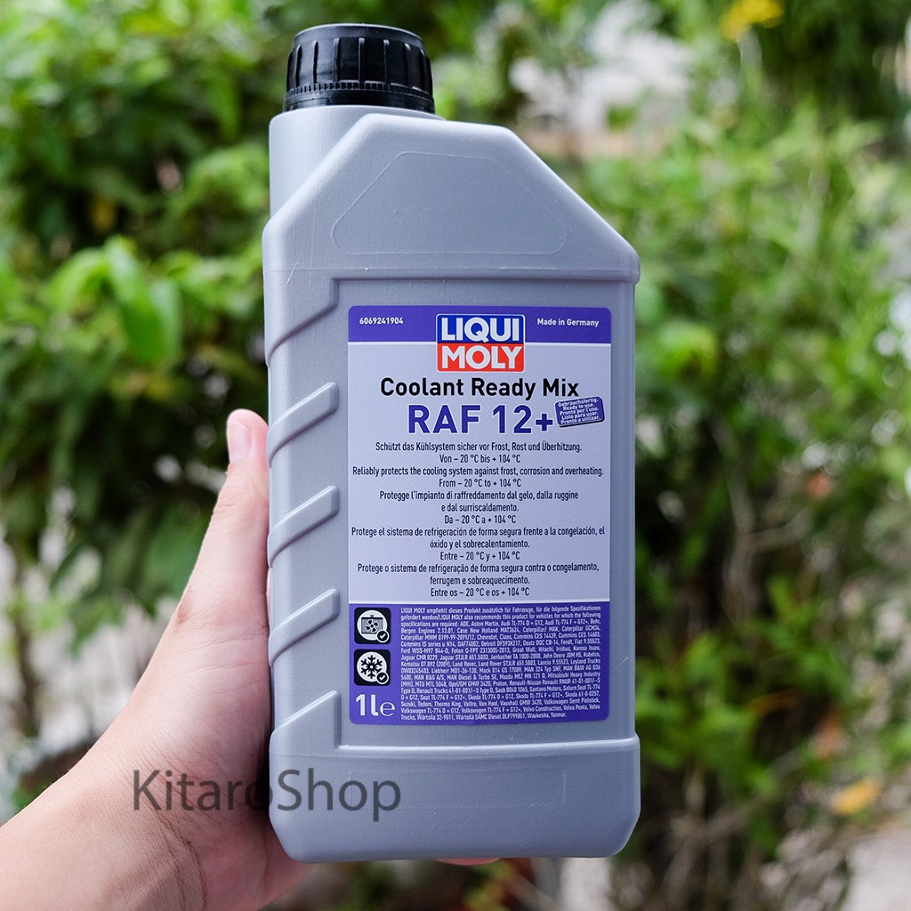 Nước Làm Mát Liqui Moly Coolant Ready Mix RAF 12 Plus 6924 1L - Nước Màu Đỏ Hồng Đã Pha Sẵn