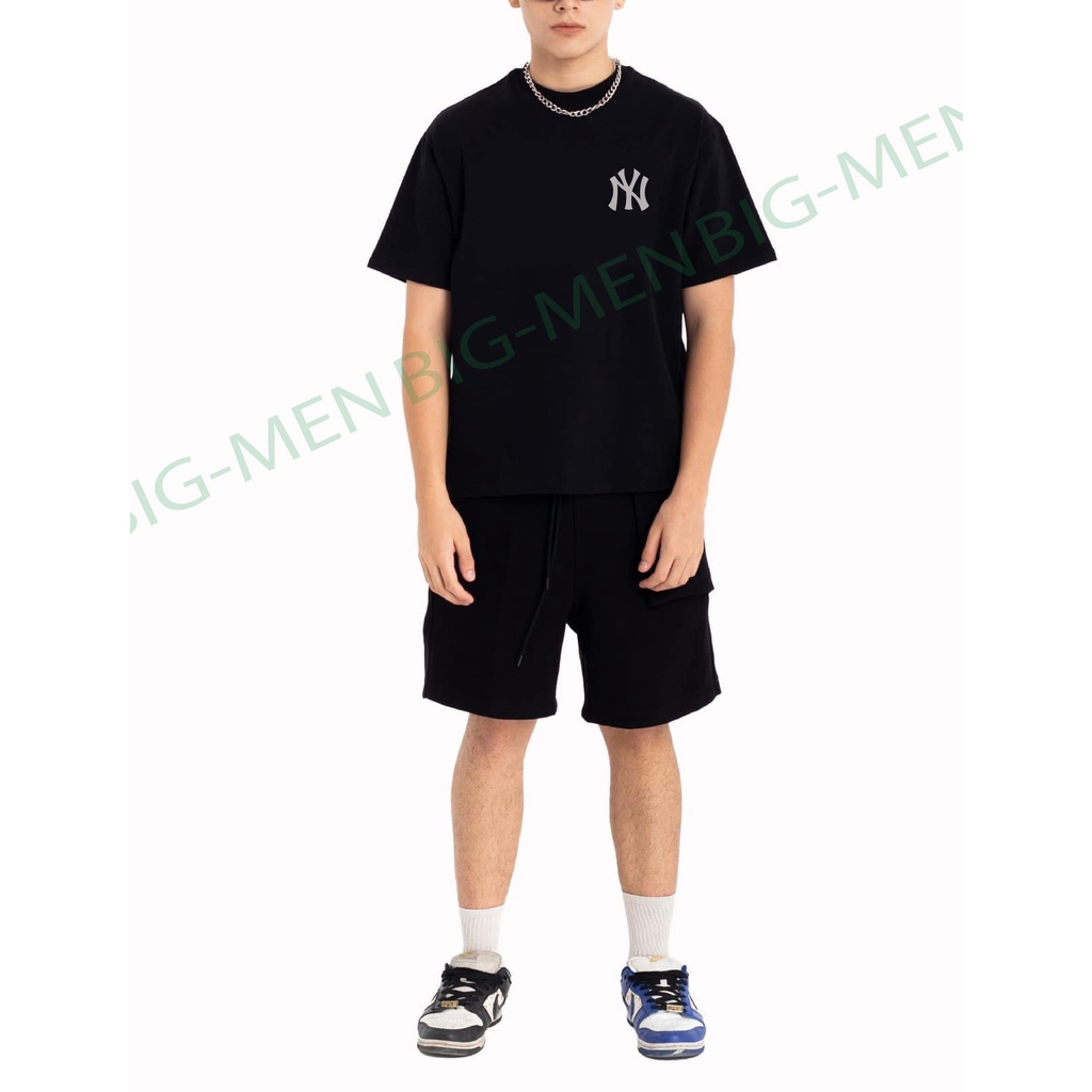 [bigsize] Áo thun cotton in N Y phản quang siêu đẹp bigsize nam 50-140kg