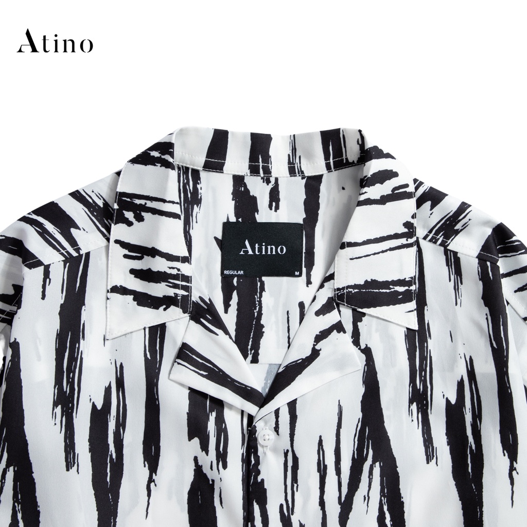 Áo sơ mi dài tay nam WOOD ATINO vải lụa form regular SM0406 | BigBuy360 - bigbuy360.vn
