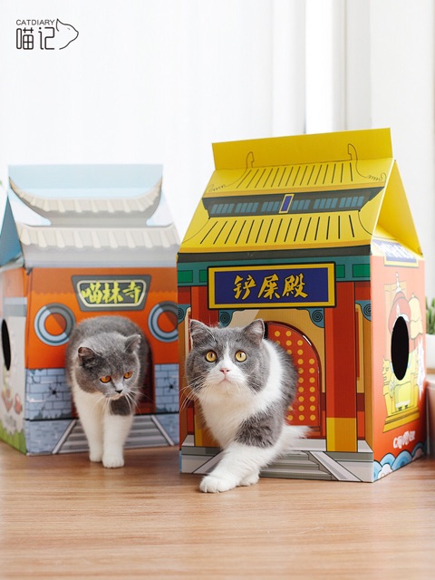 Nhà Cào Móng + Catnip dành cho  63x33x33 cao - ngang - rộng