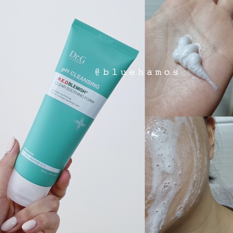 Sữa rửa mặt giảm mụn Dr.G pH Cleansing RED Blemish clear soothing foam 150ml