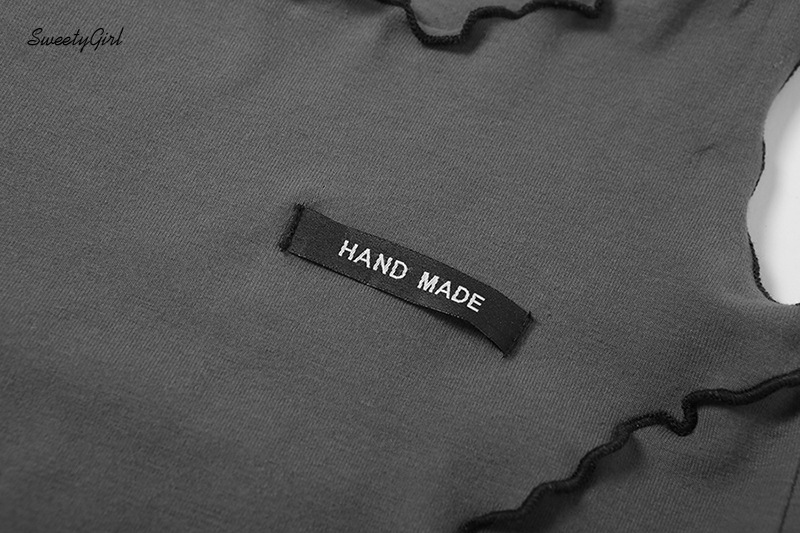 Áo lửng tay dài in chữ phong cách trẻ trung hợp thời trang cho nữ