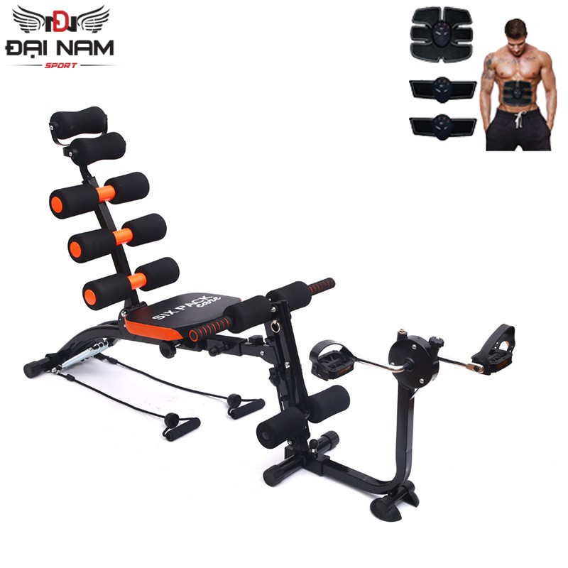 Máy Tập Cơ Bụng Đa Năng Six Pack Care Đạp Xe 2021 Đại Nam Sport + Tặng Máy Massage Xung Điện