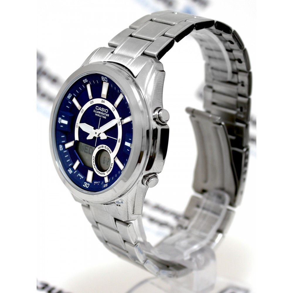 ĐỒNG HỒ CASIO nam AMW-810D-2AV chính hãng - chống nước 50m - TUỔI THỌ PIN 10 NĂM , bảo hành 12 tháng