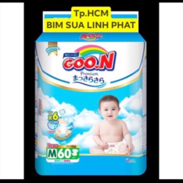 [Còn tem Mua 4 Bịch Có quà] Bỉm Goon Premium quần/ dán M60/M66/L48/L56/XL42/XL50/XXL34/XXXL26