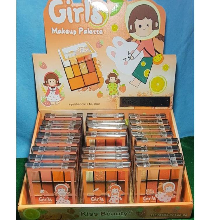 (hàng Mới Về) Bảng Phấn Mắt Kiss Beauty 87123 Qh95 Dành Cho Nữ | BigBuy360 - bigbuy360.vn