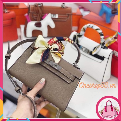 Túi xách nữ thời trang HM mini size 20,da rắn, sần màu trắng, đen,nâu, bò, đeo vai, đeo chéo - ONESHOP88.VN