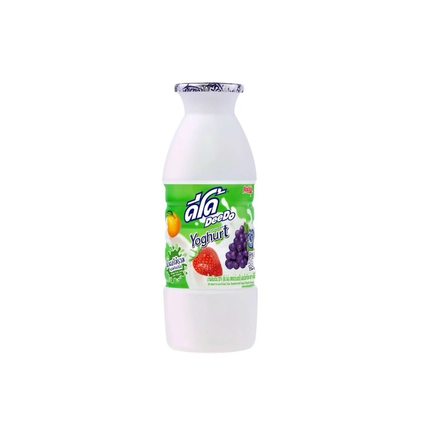 [Rẻ Vô Địch] Lẻ 1 chai Nước Sữa Chua Trái Cây Nội Địa Thái Lan Deedo 150ml